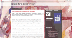 Desktop Screenshot of biblioinfodespertar.blogspot.com