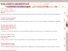 Tablet Screenshot of biblioinfodespertar.blogspot.com