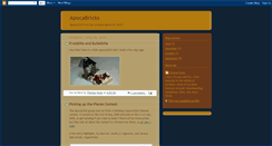Desktop Screenshot of apocabricks.blogspot.com