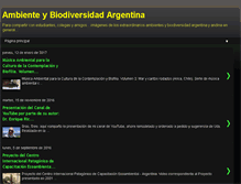 Tablet Screenshot of ambientebiotaargentina.blogspot.com