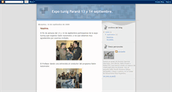 Desktop Screenshot of expo13y14septiember.blogspot.com