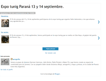 Tablet Screenshot of expo13y14septiember.blogspot.com