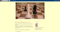 Desktop Screenshot of chess-tactician.blogspot.com