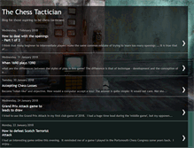 Tablet Screenshot of chess-tactician.blogspot.com
