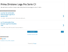 Tablet Screenshot of calcioseriec.blogspot.com