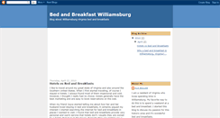 Desktop Screenshot of bedandbreakfastwilliamsburg.blogspot.com