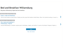 Tablet Screenshot of bedandbreakfastwilliamsburg.blogspot.com