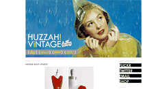 Desktop Screenshot of huzzahvintage.blogspot.com