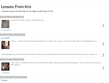 Tablet Screenshot of lessonsfrom-kris.blogspot.com