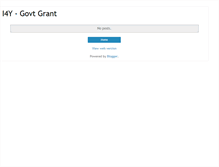 Tablet Screenshot of i4y-govtgrant.blogspot.com