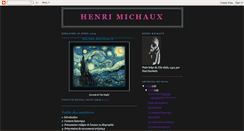 Desktop Screenshot of henri-michaux.blogspot.com