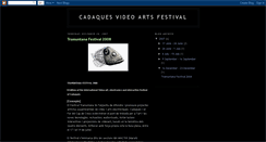 Desktop Screenshot of cadaquesvideoartfestival.blogspot.com