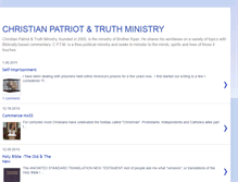 Tablet Screenshot of christianpatriottruthministry.blogspot.com