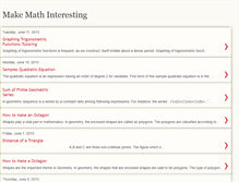 Tablet Screenshot of math-is-interesting.blogspot.com