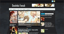Desktop Screenshot of gesshokufansub.blogspot.com