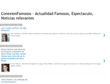 Tablet Screenshot of conexionfamosos.blogspot.com