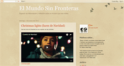 Desktop Screenshot of elmundosinfronteras.blogspot.com