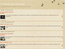 Tablet Screenshot of elmundosinfronteras.blogspot.com