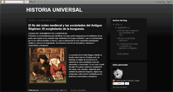 Desktop Screenshot of historiauniversalw.blogspot.com