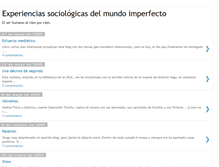 Tablet Screenshot of experienciassociologicasimperfectas.blogspot.com