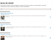 Tablet Screenshot of blogdeheine.blogspot.com