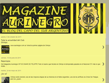 Tablet Screenshot of magazineaurinegro.blogspot.com