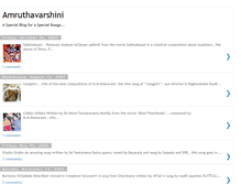 Tablet Screenshot of amruthavarshini.blogspot.com