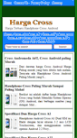 Mobile Screenshot of harga-cross.blogspot.com