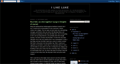 Desktop Screenshot of ilikeluke.blogspot.com