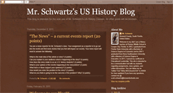 Desktop Screenshot of mrschwartzushistoryblog.blogspot.com