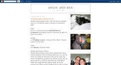 Desktop Screenshot of angieandben.blogspot.com