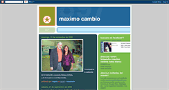 Desktop Screenshot of maximocambio.blogspot.com