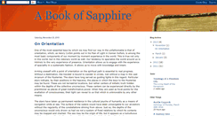 Desktop Screenshot of bookofsapphire.blogspot.com