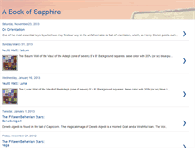 Tablet Screenshot of bookofsapphire.blogspot.com