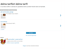 Tablet Screenshot of dolmatariflerim.blogspot.com
