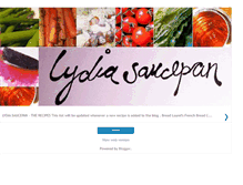 Tablet Screenshot of lydiasaucepanrecipes.blogspot.com