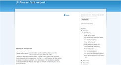 Desktop Screenshot of piecesfordescort.blogspot.com