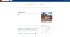 Desktop Screenshot of greeningstjohns.blogspot.com