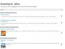 Tablet Screenshot of greeningstjohns.blogspot.com