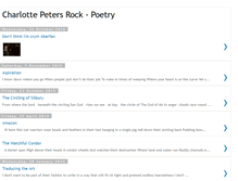 Tablet Screenshot of charlottepetersrockpoetry.blogspot.com