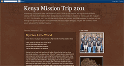 Desktop Screenshot of kenyamissiontrip2011.blogspot.com