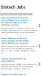 Mobile Screenshot of biotech-job-alerts.blogspot.com