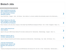 Tablet Screenshot of biotech-job-alerts.blogspot.com