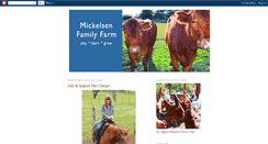 Desktop Screenshot of mickelsenfarm.blogspot.com