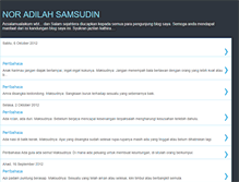 Tablet Screenshot of noradilahsamsudin.blogspot.com