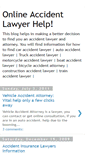 Mobile Screenshot of accidentlawyerhelp.blogspot.com