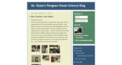 Desktop Screenshot of pangaeascience.blogspot.com