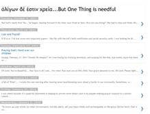 Tablet Screenshot of butonethingisneedful.blogspot.com