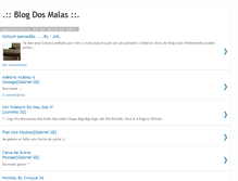 Tablet Screenshot of blog-dos-malas.blogspot.com