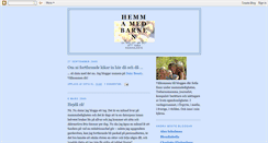 Desktop Screenshot of hemmamedbarnen.blogspot.com